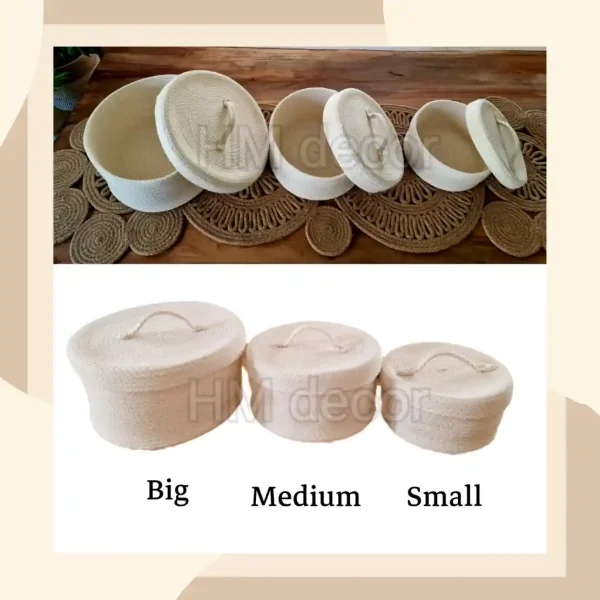 Woven storage basket #20042