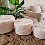 Woven storage basket #20042