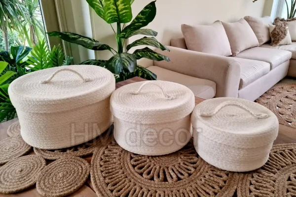 Woven storage basket #20042