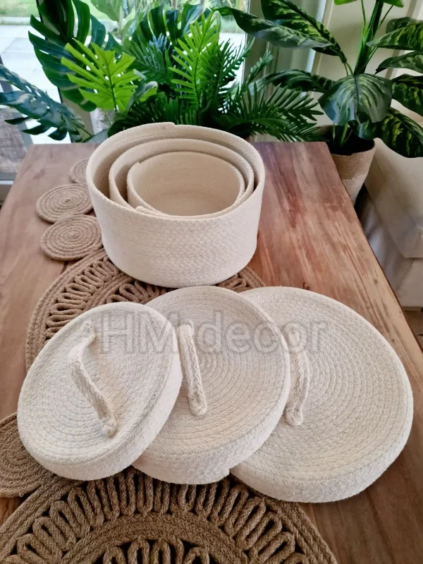 Woven storage basket #20042