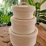 Woven storage basket #20042