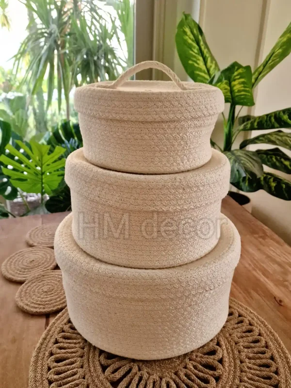 Woven storage basket #20042