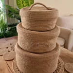 Woven storage basket #20043