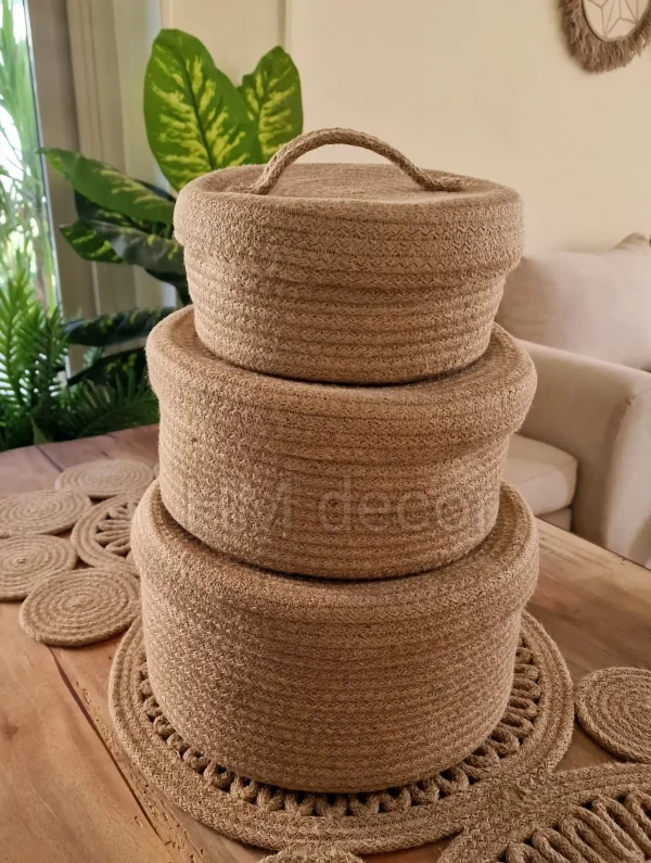 Woven storage basket #20043