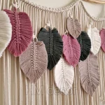 Feather macrame shape44