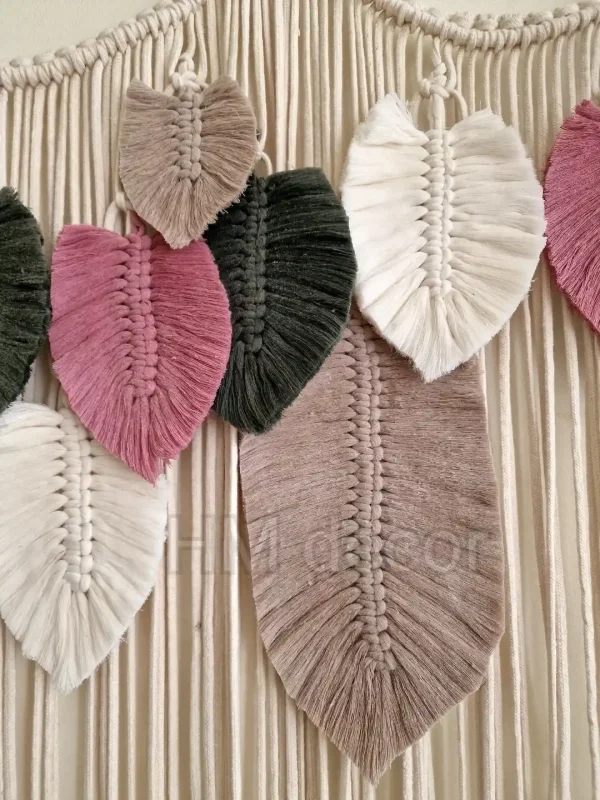 Feather macrame shape44