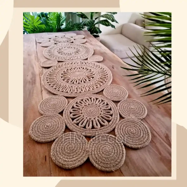 Boho table runner #50060