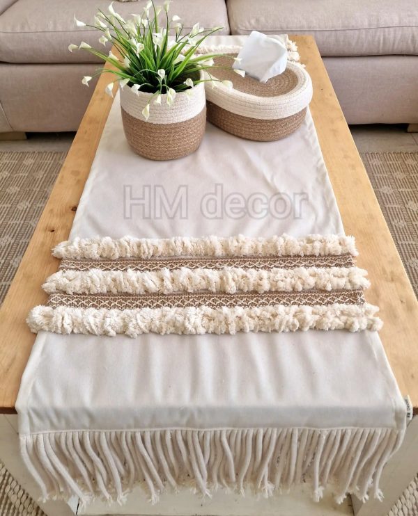 Boho table runner desgin10
