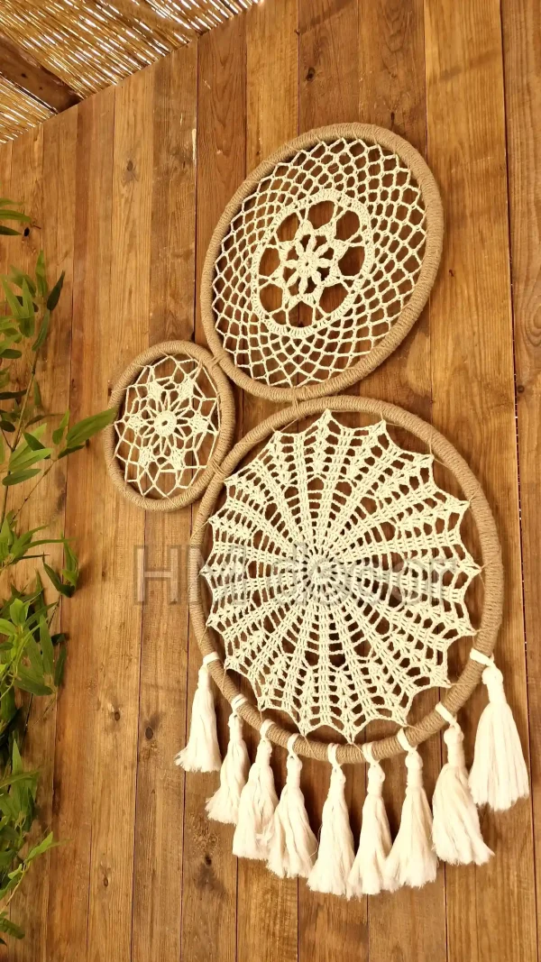 crochet wall decorations