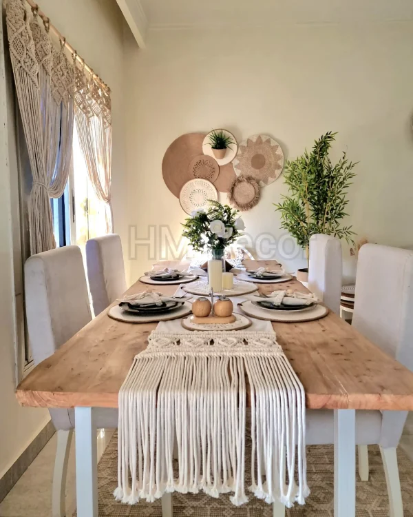 macrame runner #50061