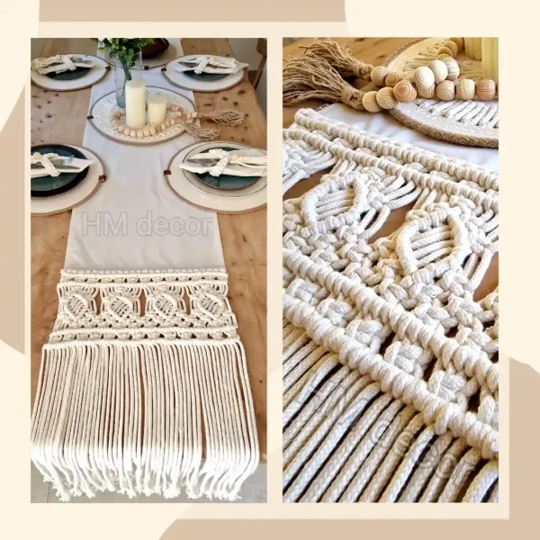 macrame runner #50061