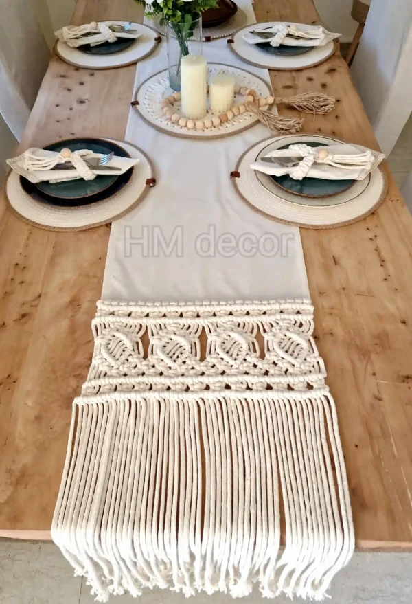 macrame runner #50061
