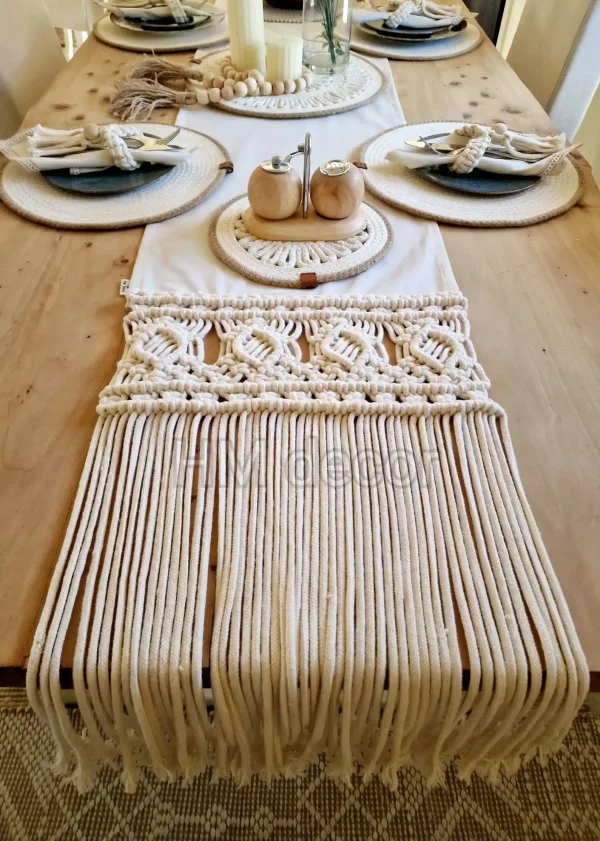 macrame runner #50061