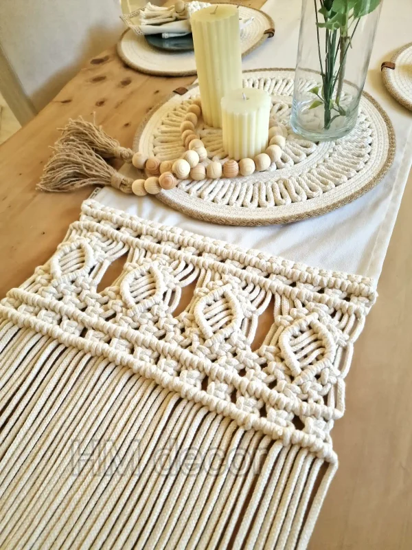 macrame runner #50061
