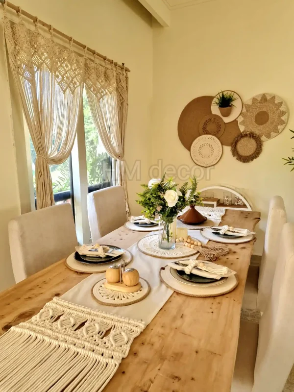 macrame runner #50061