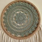 sunny crochet wall decorations