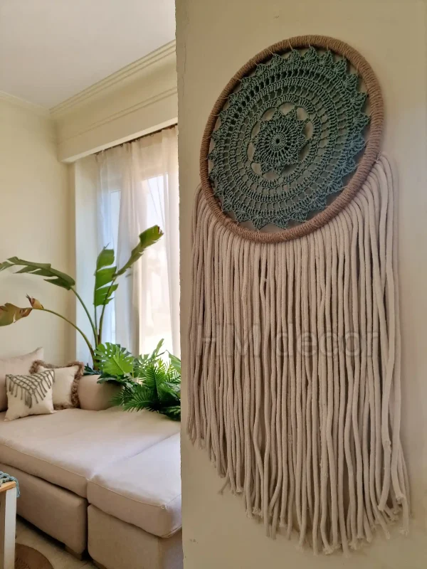 sunny crochet wall decorations