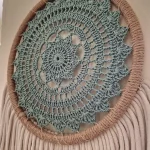 sunny crochet wall decorations