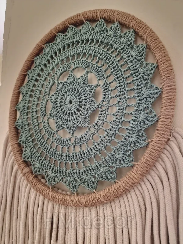 sunny crochet wall decorations