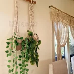macrame hanging with pot&plant12