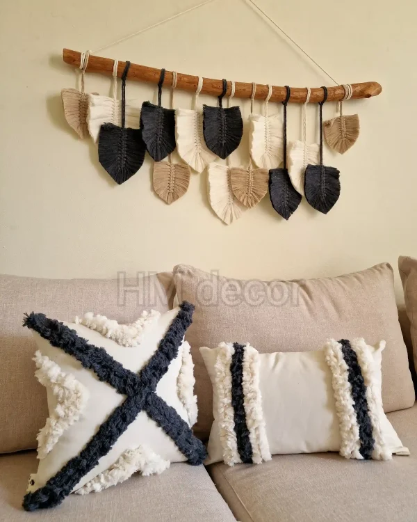 Feather macrame shape48