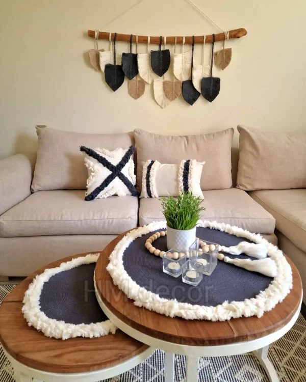 Feather macrame shape48