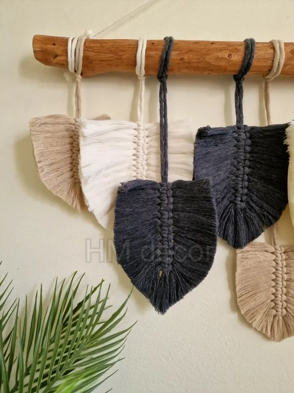 Feather macrame shape48