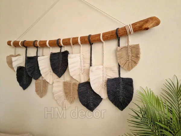 Feather macrame shape48