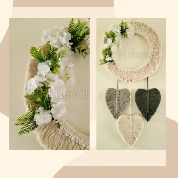cotton feathers wall decor shape47