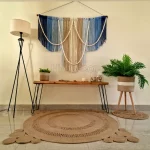 square Mumbai jute rug