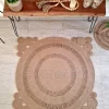 square Mumbai jute rug