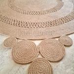 square Mumbai jute rug