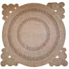 square Mumbai jute rug