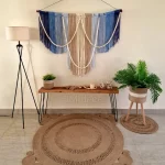 square Mumbai jute rug