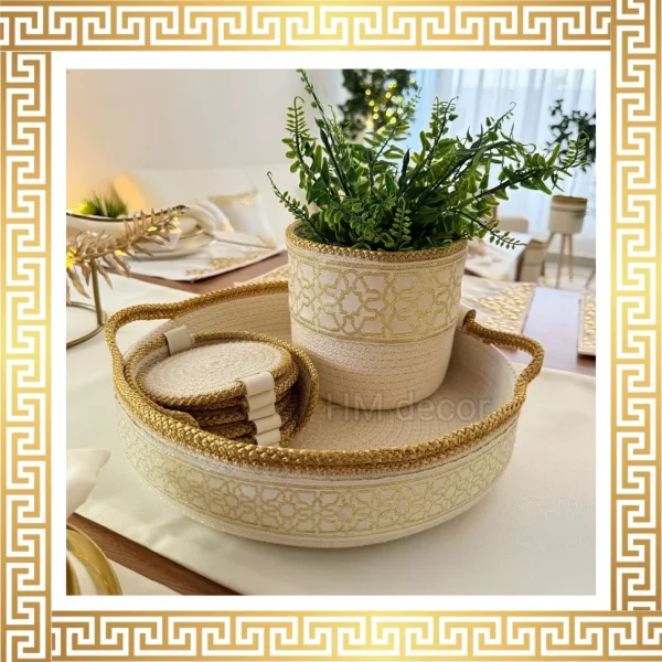 Gold Arabic accessories