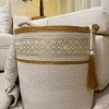 Gold Arabic basket