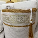 Gold Arabic basket