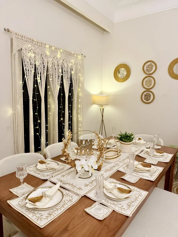 Glamour dinning table set