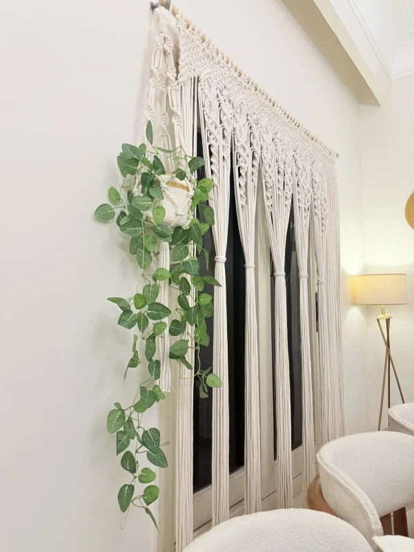 IMG_3584 Royal macrame hanging with pot&plant