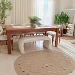 Ovel jute rug #30025