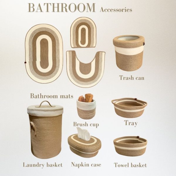 5 Bathroom accessories Set #30034
