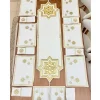 22 Mesaan dinning table Runner & placemats & table pouch
