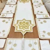 23 Mesaan dinning table Runner & placemats & table pouch
