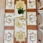 Mesaan dinning table Runner & placemats & table pouch