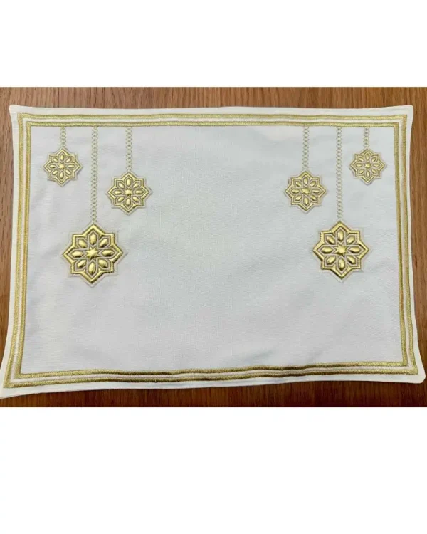 25 Mesaan dinning table Runner & placemats & table pouch