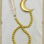 Gold beads with helal