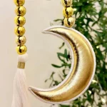 Gold beads with helal