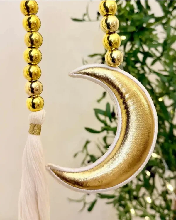 Gold beads with helal