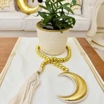 Gold beads with helal