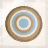 Round jute&cotton with tassels shape14